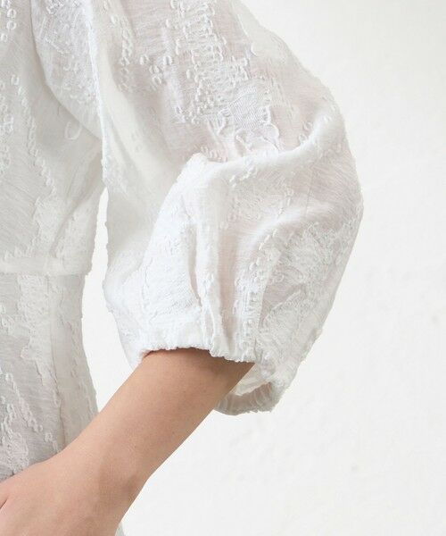 AMACA / アマカ シャツ・ブラウス | カットジャガードタックブラウス | 詳細7
