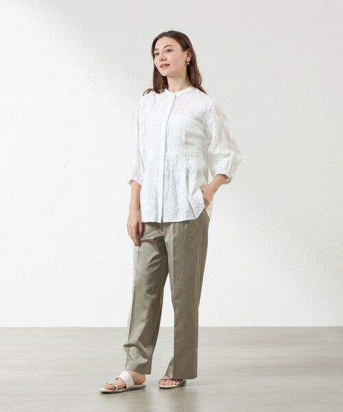AMACA / アマカ シャツ・ブラウス | カットジャガードタックブラウス | 詳細2