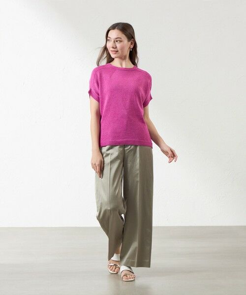 AMACA / アマカ ニット・セーター | フレンチスリーブプルオーバー | 詳細2