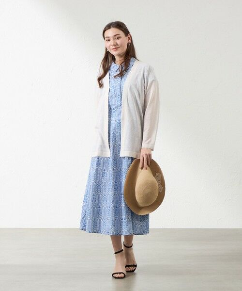 AMACA / アマカ ニット・セーター | ナチュラルミックスカーディガン | 詳細1