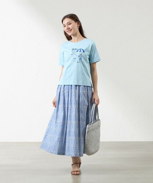 AMACA / アマカ カットソー | 【大橋美由紀さんコラボ】 プロヴァンスプリントT | 詳細3