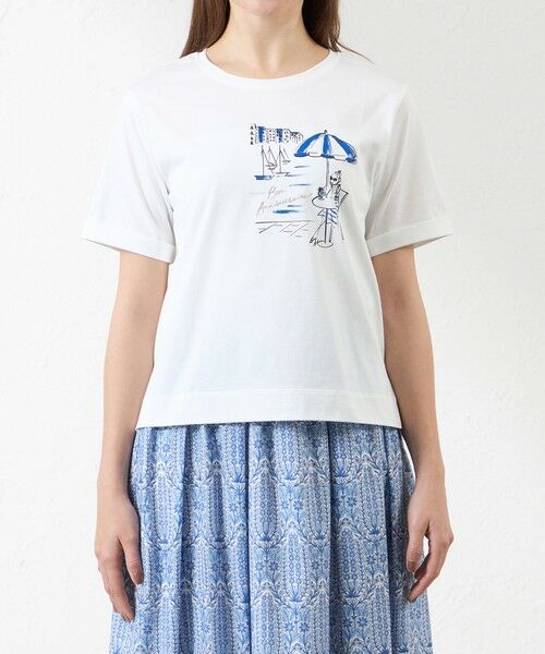 AMACA / アマカ カットソー | 【大橋美由紀さんコラボ】 プロヴァンスプリントT | 詳細5