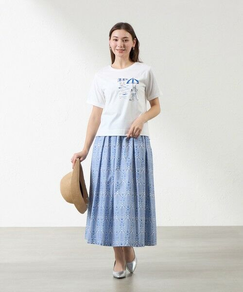 AMACA / アマカ カットソー | 【大橋美由紀さんコラボ】 プロヴァンスプリントT | 詳細1