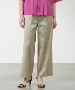 AMACA / アマカ その他パンツ | コンパクトサテン ドロストパンツ