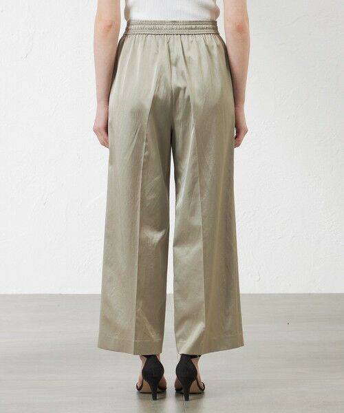 AMACA / アマカ その他パンツ | コンパクトサテン ドロストパンツ | 詳細7