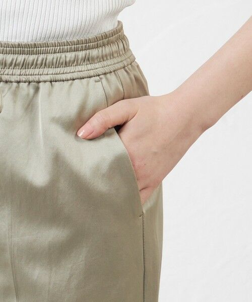 AMACA / アマカ その他パンツ | コンパクトサテン ドロストパンツ | 詳細8
