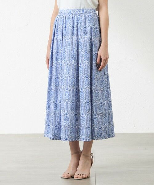 AMACA / アマカ ロング・マキシ丈スカート | リンジーガーデン タック&ギャザーディテールスカート | 詳細4