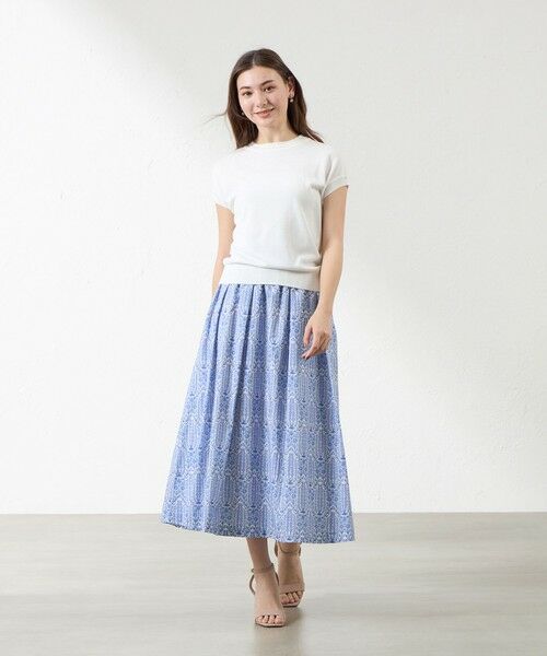 AMACA / アマカ ロング・マキシ丈スカート | リンジーガーデン タック&ギャザーディテールスカート | 詳細1