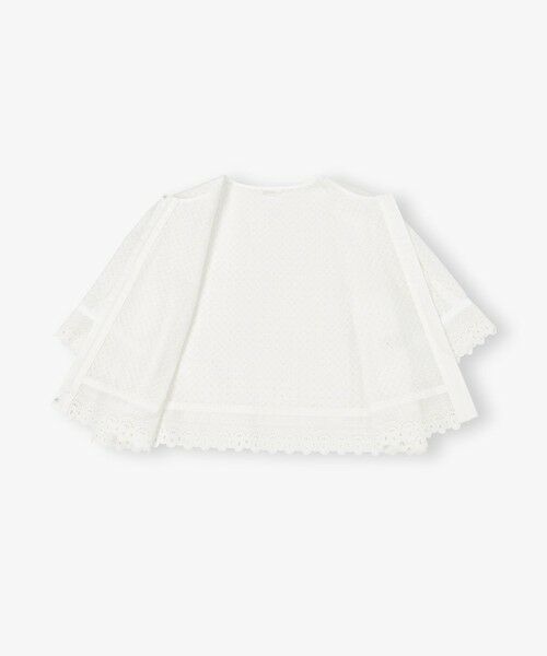 AMACA / アマカ ノーカラージャケット | 【Anniversary Piece】コットン幾何レースブルゾン | 詳細9