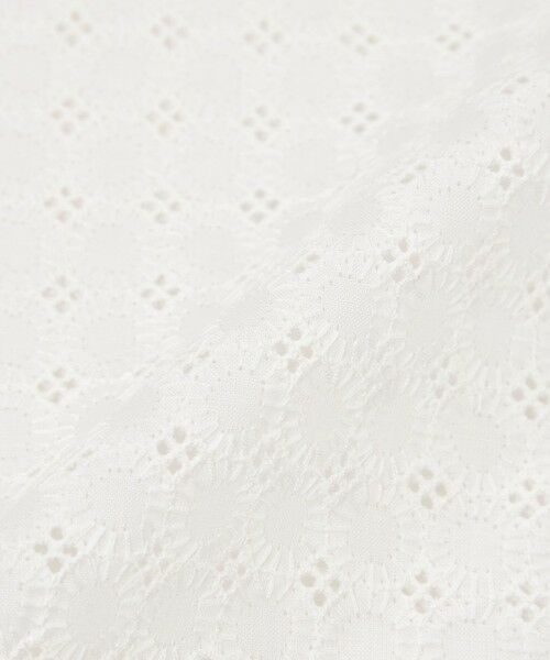 AMACA / アマカ ノーカラージャケット | 【Anniversary Piece】コットン幾何レースブルゾン | 詳細10