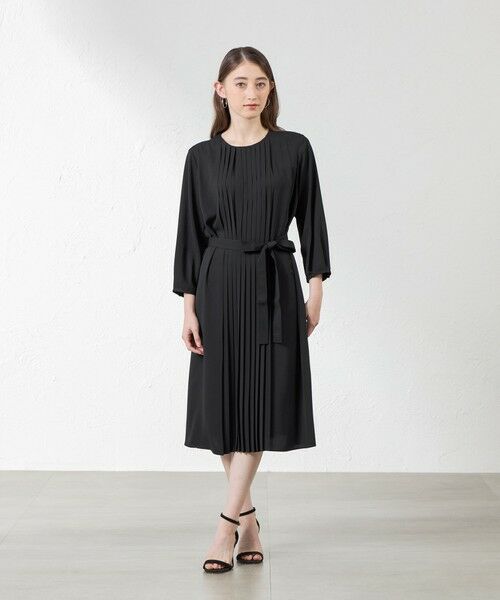 AMACA / アマカ ロング・マキシ丈ワンピース | パウダリーナンジプリーツワンピース | 詳細1