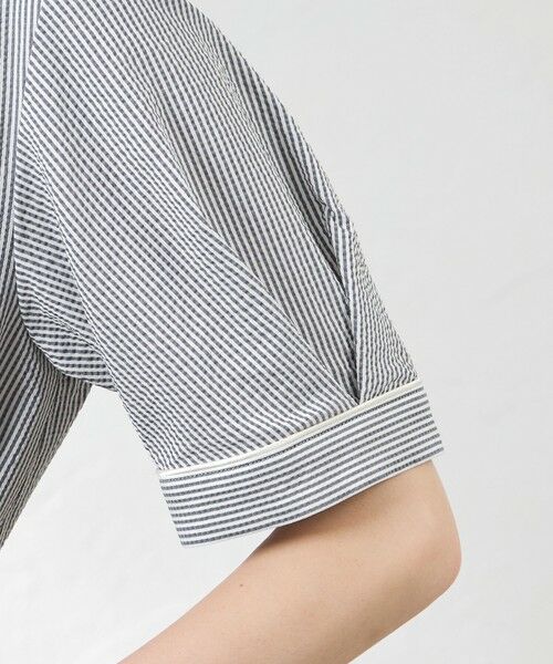 AMACA / アマカ ロング・マキシ丈ワンピース | ポリエステルコットンサッカーワンピース | 詳細7