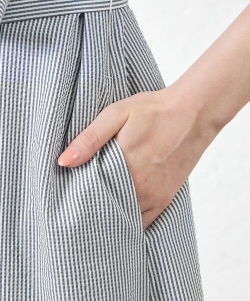 AMACA / アマカ ロング・マキシ丈ワンピース | ポリエステルコットンサッカーワンピース | 詳細8