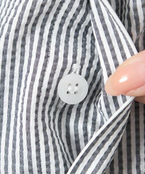 AMACA / アマカ ロング・マキシ丈ワンピース | ポリエステルコットンサッカーワンピース | 詳細10