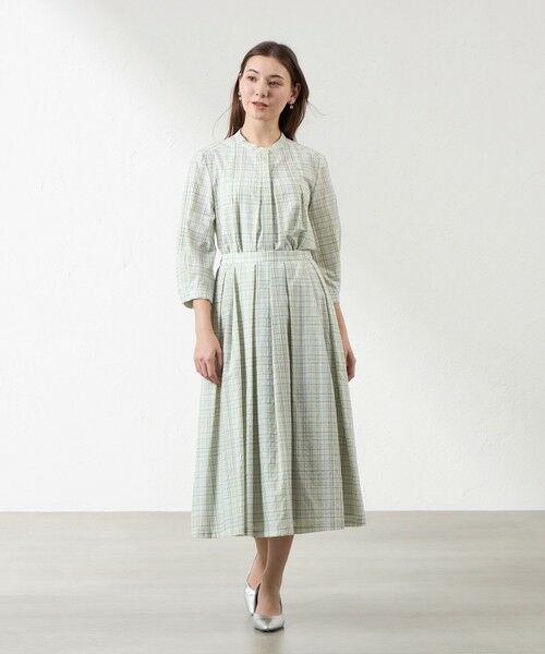 AMACA / アマカ シャツ・ブラウス | レオファインチェック　スタンドカラーシャツ | 詳細4