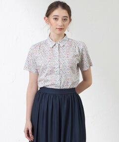 AMACA / アマカ シャツ・ブラウス | 【Anniversary Piece】【LIBERTY】タナローン　イング - ブリッツ・ガーデン　半袖シャツ