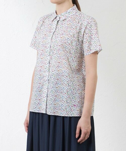 AMACA / アマカ シャツ・ブラウス | 【Anniversary Piece】【LIBERTY】タナローン　イング - ブリッツ・ガーデン　半袖シャツ | 詳細3