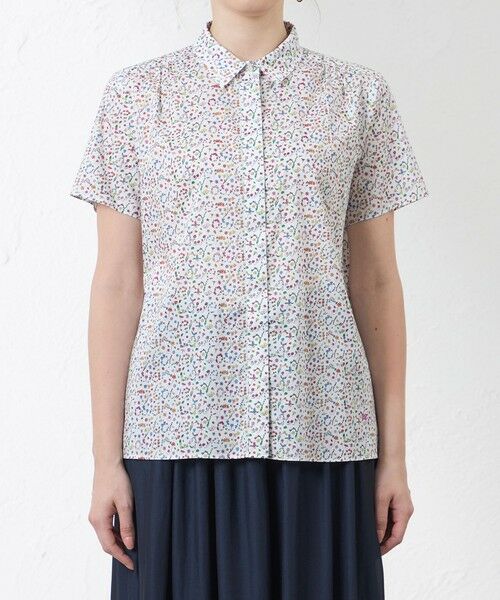 AMACA / アマカ シャツ・ブラウス | 【Anniversary Piece】【LIBERTY】タナローン　イング - ブリッツ・ガーデン　半袖シャツ | 詳細2