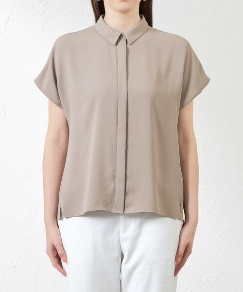 AMACA / アマカ シャツ・ブラウス | パウダリーナンジブラウス | 詳細3
