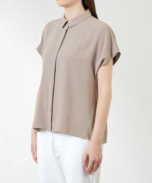 AMACA / アマカ シャツ・ブラウス | パウダリーナンジブラウス | 詳細4