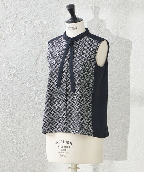 AMACA/アマカ 【WEB・一部店舗限定】【ATELIER COLLECTION】 LIBERTY刺繍パレットデシンブラウス ネイビー3 38 AMACA/アマカ 【WEB・一部店舗限定】【ATELIER COLLECTION】 LIBERTY刺繍パレットデシンブラウス ネイビー3 38