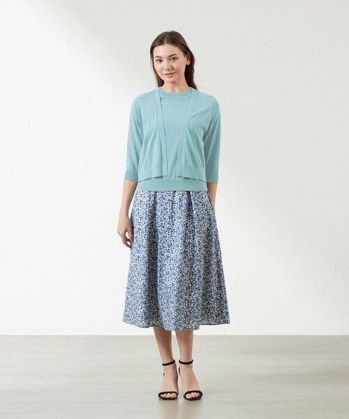 AMACA / アマカ ニット・セーター | シャイニーコットン混ボレロ | 詳細4