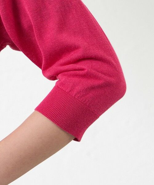 AMACA / アマカ ニット・セーター | シャイニーコットン混ボレロ | 詳細8