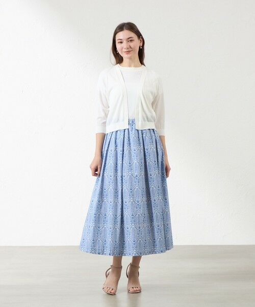 AMACA / アマカ ニット・セーター | シャイニーコットン混ボレロ | 詳細1