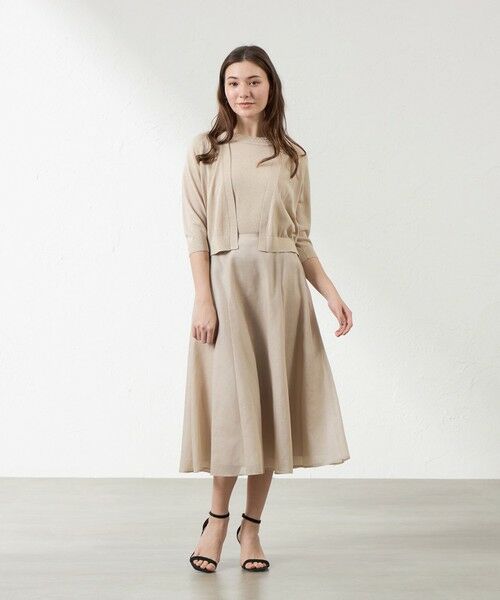 AMACA / アマカ ニット・セーター | シャイニーコットン混ラメボレロ | 詳細1