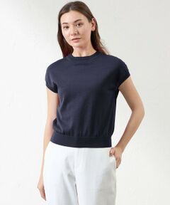 AMACA / アマカ ニット・セーター | シャイニーコットン混プルオーバー