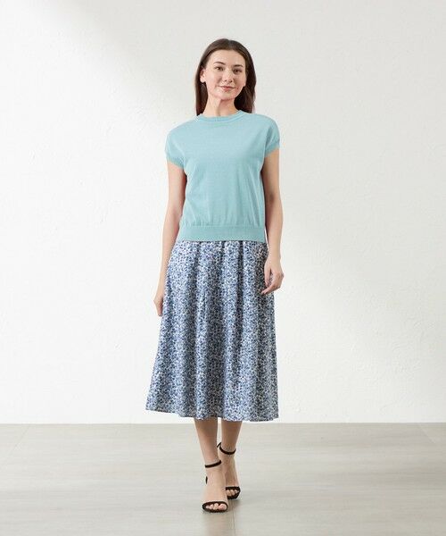 AMACA / アマカ ニット・セーター | シャイニーコットン混プルオーバー | 詳細4