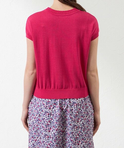 AMACA / アマカ ニット・セーター | シャイニーコットン混プルオーバー | 詳細7