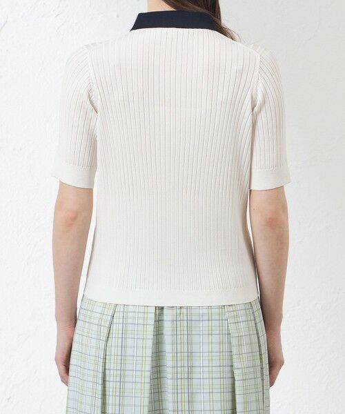 AMACA / アマカ ニット・セーター | ブライトレーヨンニットポロ | 詳細5