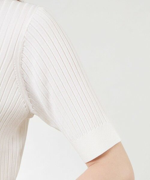 AMACA / アマカ ニット・セーター | ブライトレーヨンニットポロ | 詳細6