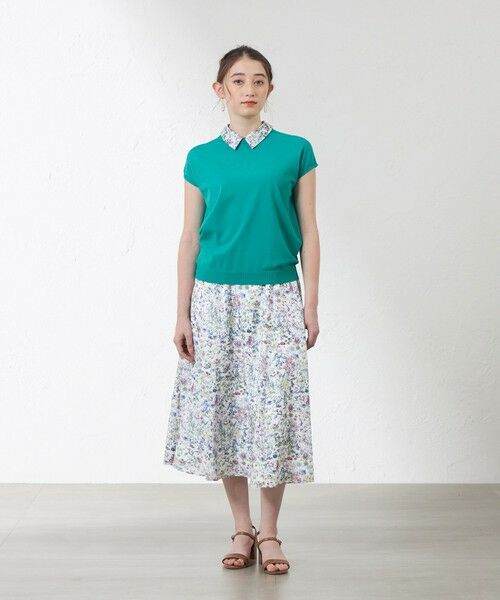 AMACA / アマカ ニット・セーター | 【Anniversary Piece】ブライトレーヨン襟付きプルオーバー | 詳細4