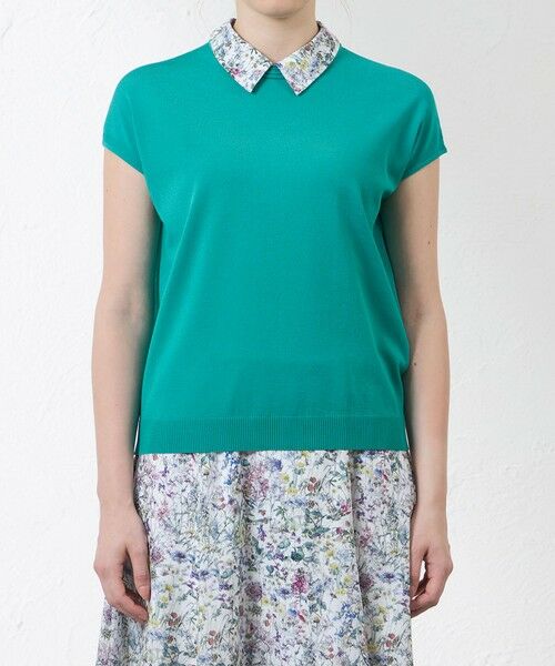 AMACA / アマカ ニット・セーター | 【Anniversary Piece】ブライトレーヨン襟付きプルオーバー | 詳細5