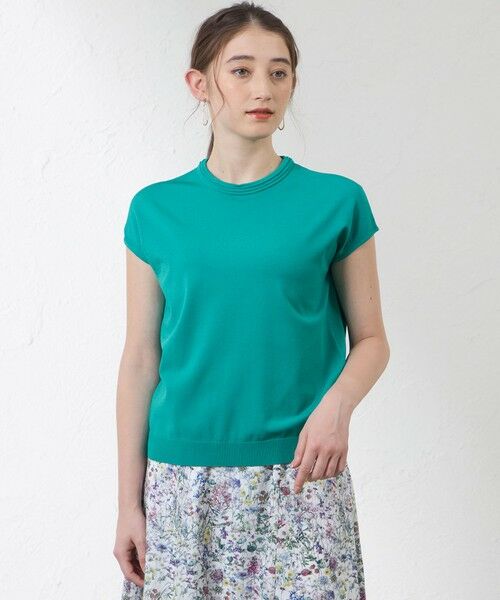 AMACA / アマカ ニット・セーター | 【Anniversary Piece】ブライトレーヨン襟付きプルオーバー | 詳細8