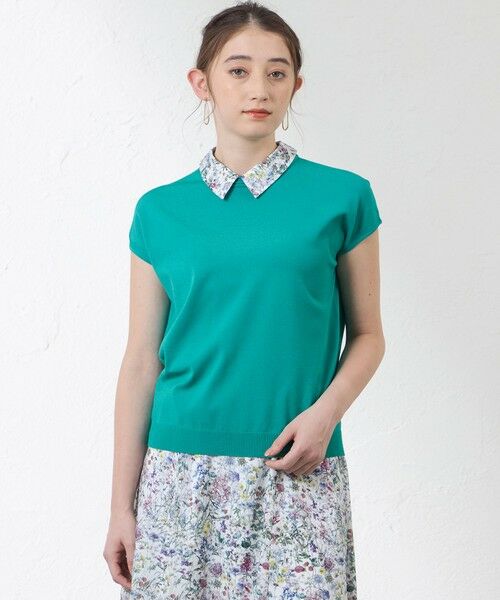 AMACA / アマカ ニット・セーター | 【Anniversary Piece】ブライトレーヨン襟付きプルオーバー | 詳細14