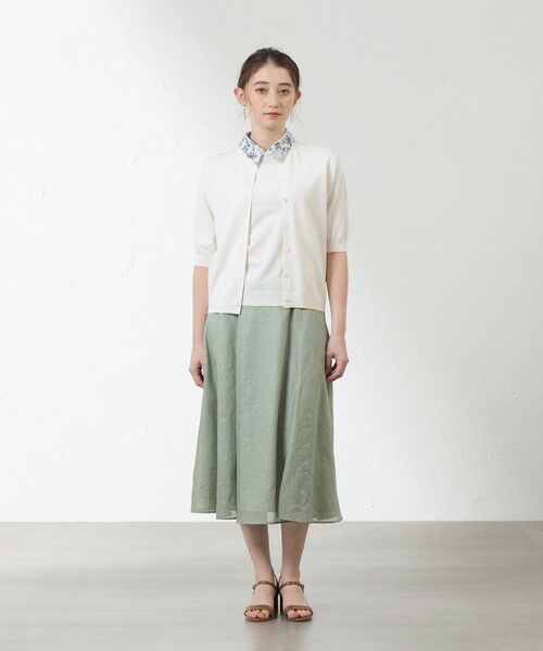 AMACA / アマカ ニット・セーター | 【Anniversary Piece】ブライトレーヨン襟付きプルオーバー | 詳細2