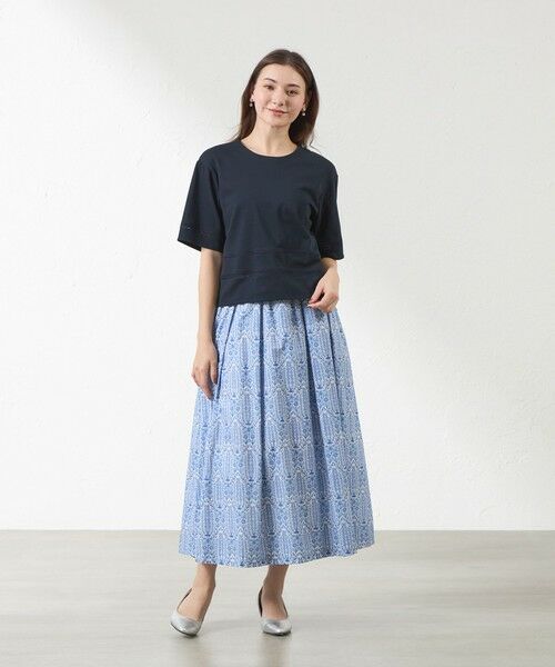 AMACA / アマカ カットソー | レース切り替え半袖Tシャツ | 詳細3