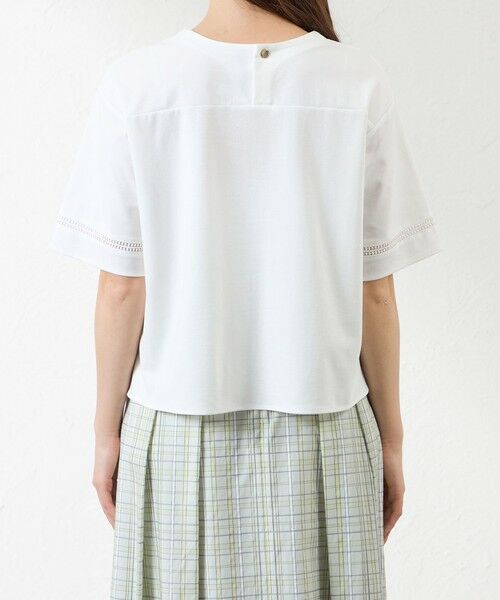 AMACA / アマカ カットソー | レース切り替え半袖Tシャツ | 詳細7