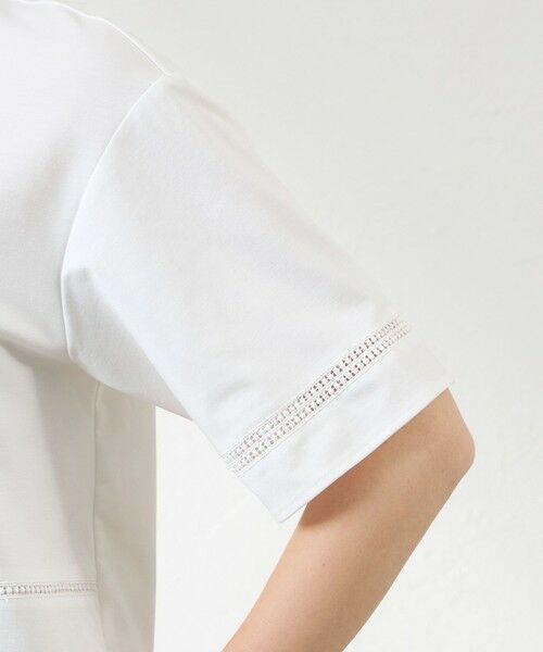 AMACA / アマカ カットソー | レース切り替え半袖Tシャツ | 詳細8