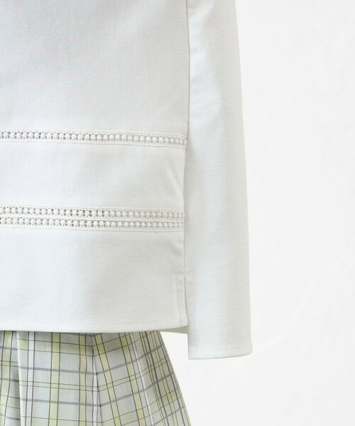 AMACA / アマカ カットソー | レース切り替え半袖Tシャツ | 詳細9