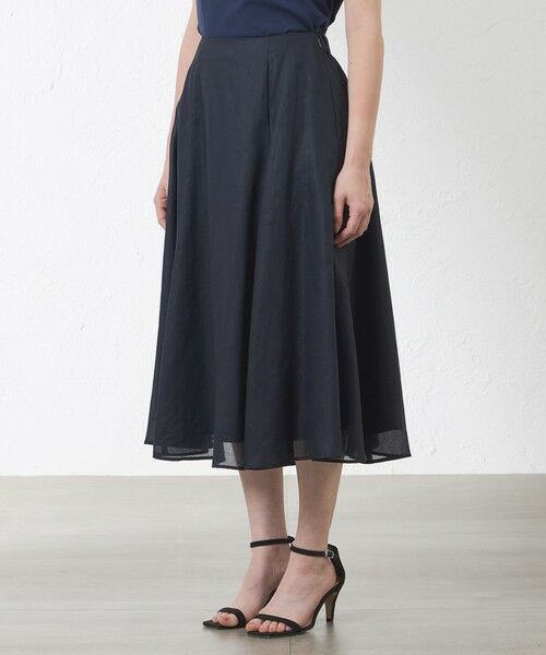 AMACA / アマカ ロング・マキシ丈スカート | ポリエステルオーガンジーフリルスカート | 詳細7