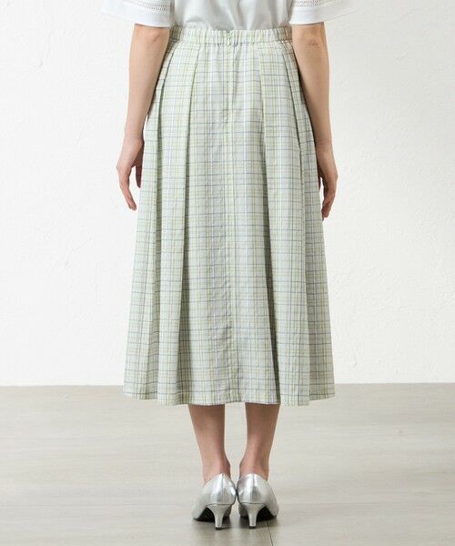 AMACA / アマカ ロング・マキシ丈スカート | レオファインチェック　タックスカート | 詳細7