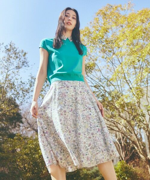 AMACA / アマカ ロング・マキシ丈スカート | 【Anniversary Piece】ワイルドフラワーフレアスカート | 詳細1