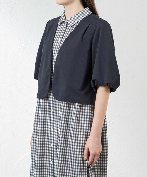 AMACA / アマカ ノーカラージャケット | ブラウジーボレロ | 詳細3