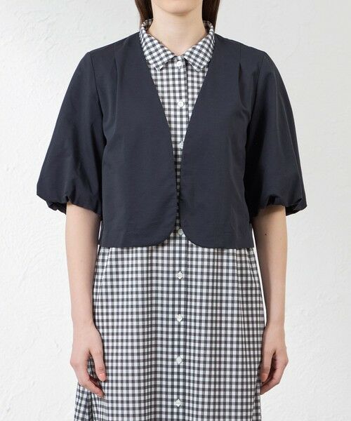 AMACA / アマカ ノーカラージャケット | ブラウジーボレロ | 詳細2