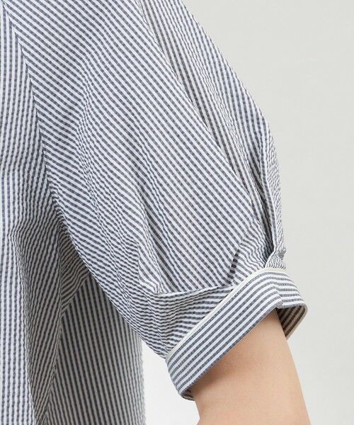 AMACA / アマカ シャツ・ブラウス | ポリエステルコットンサッカーブラウス | 詳細6