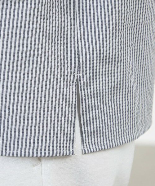 AMACA / アマカ シャツ・ブラウス | ポリエステルコットンサッカーブラウス | 詳細7